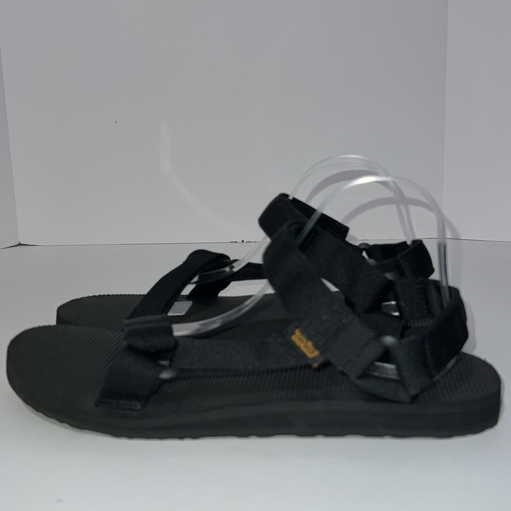 Teva Men’s Black Beach Sandals Size 13 - Picture 5 of 9
